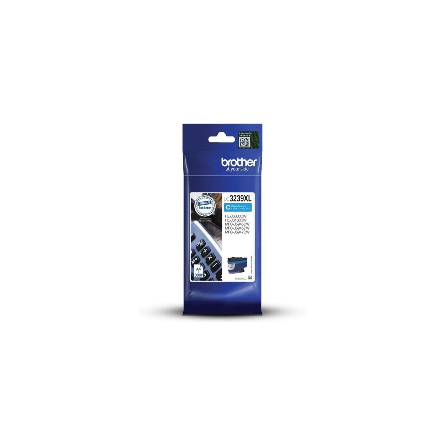 Brother High-yield Ink Cartridge | LC3239XLC | Ink | Cyan