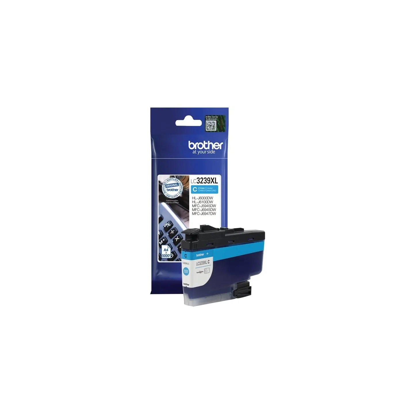 Brother High-yield Ink Cartridge | LC3239XLC | Ink | Cyan