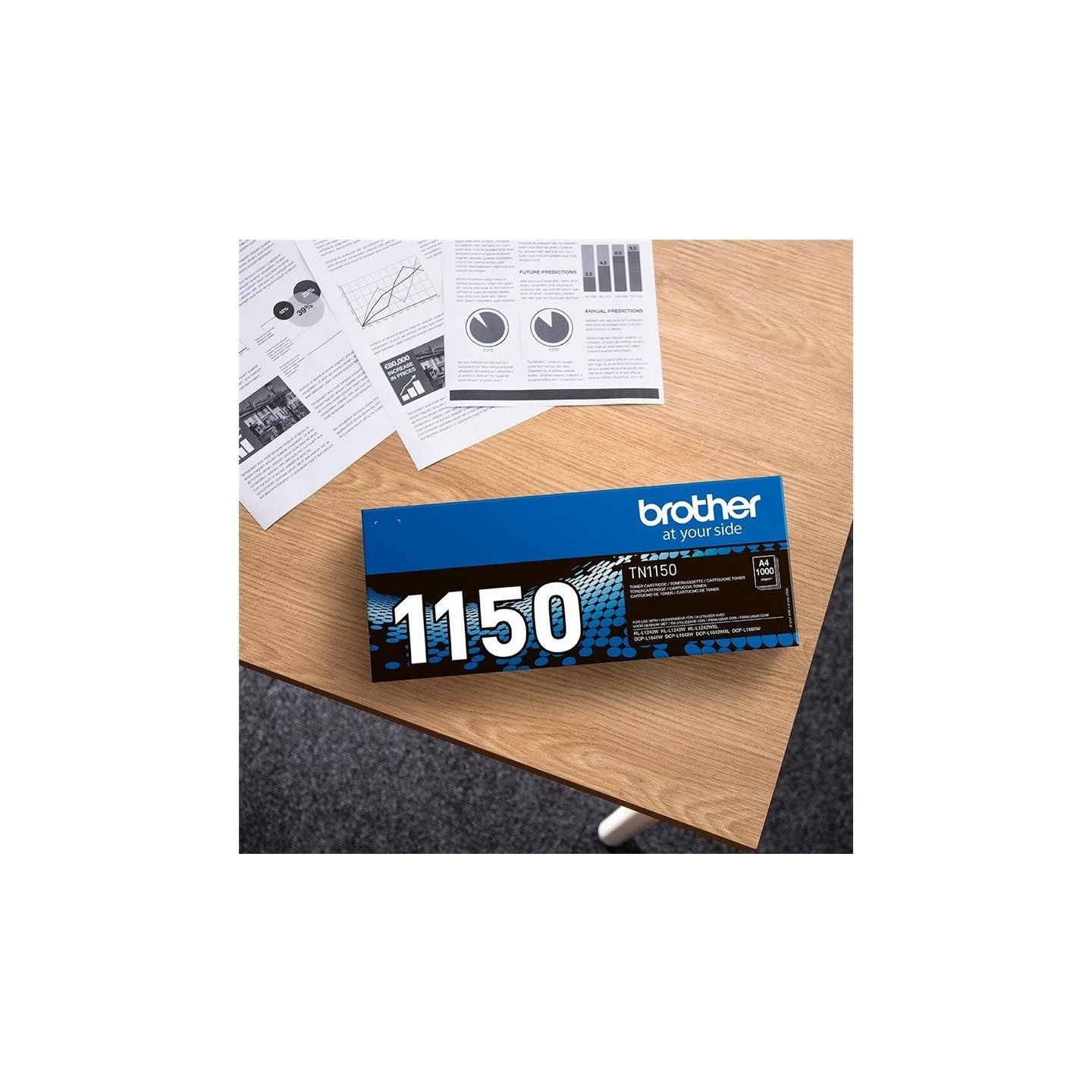 Brother TN1150 TONER BLACK 1000P