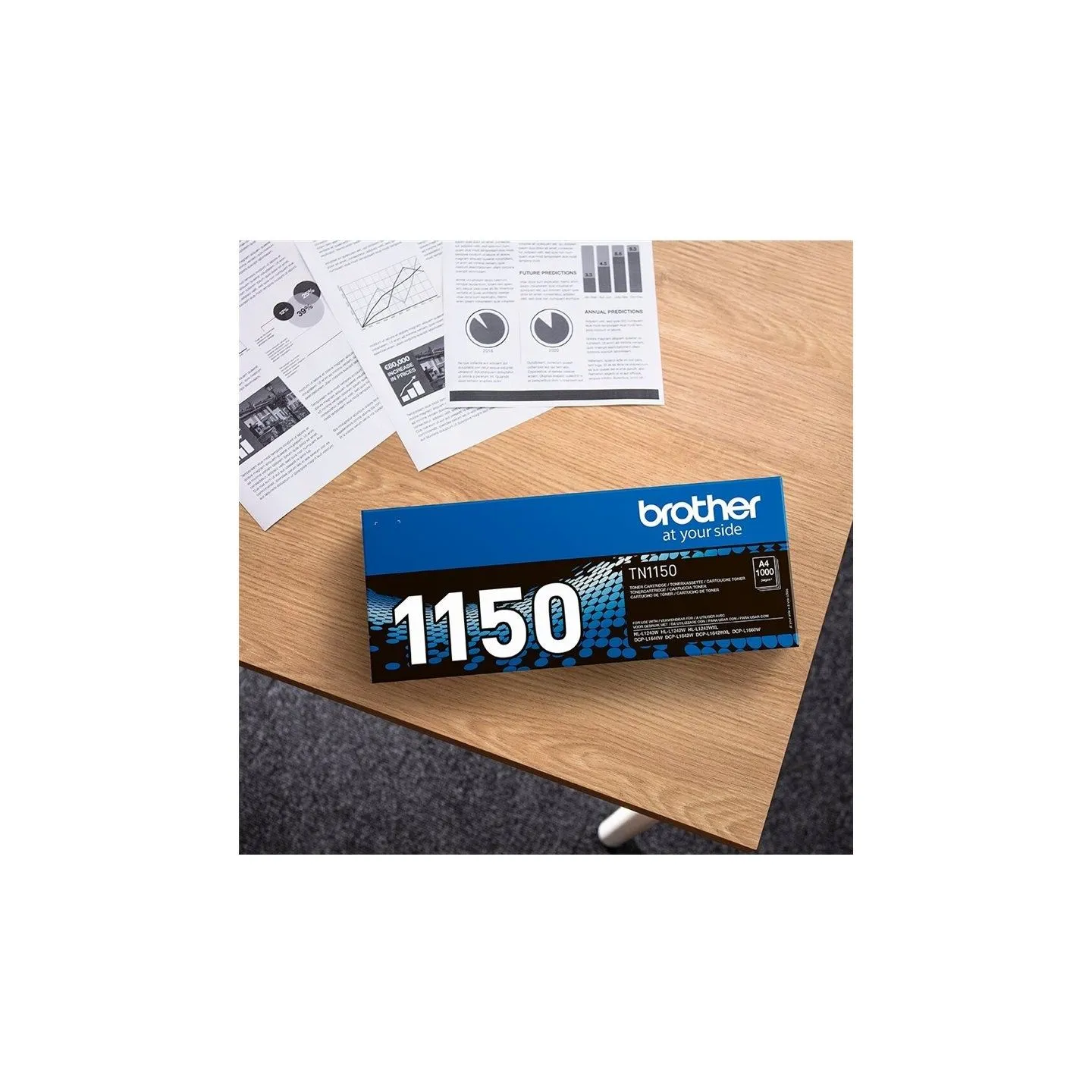 Brother TN1150 TONER BLACK 1000P
