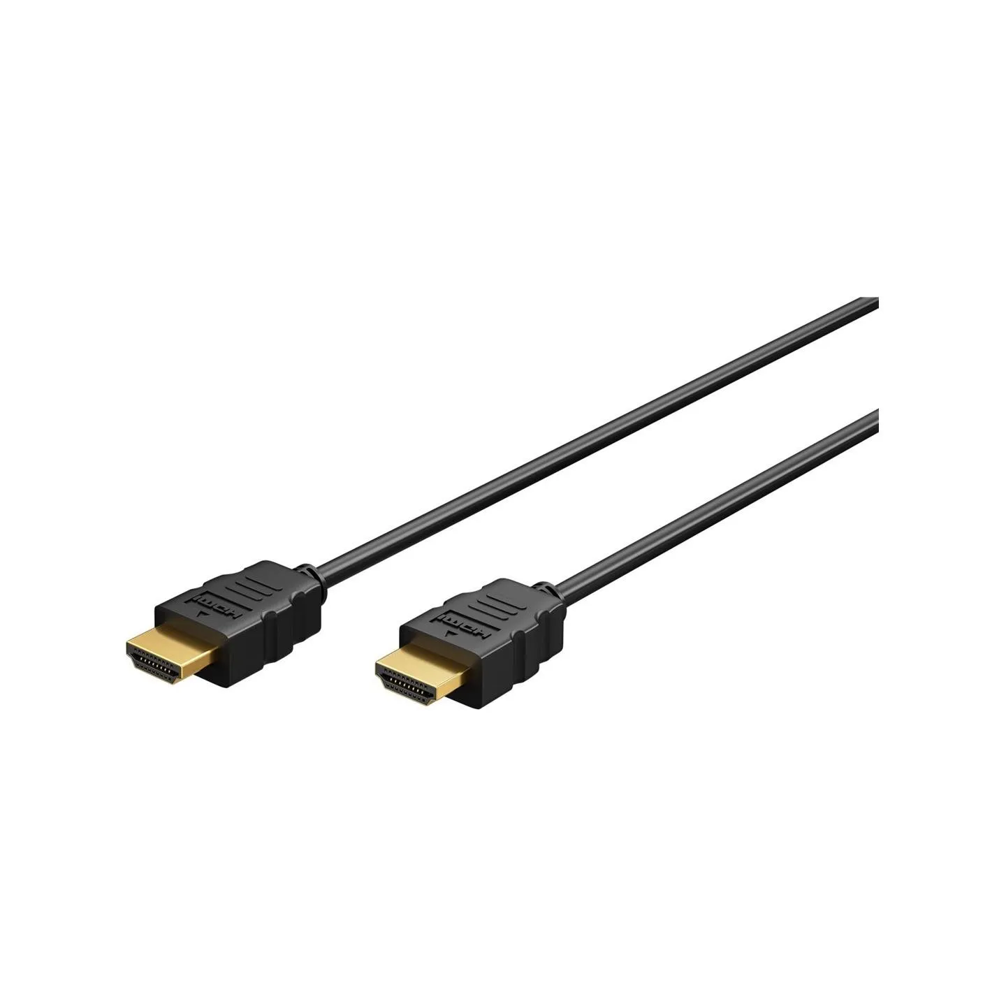 Goobay 60627 High Speed HDMI Cable with Ethernet, 4K/60Hz, Black | HDMI | 15 m