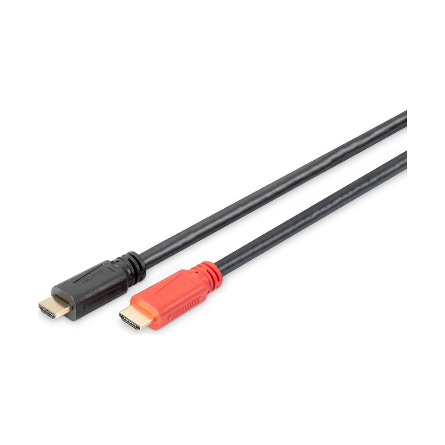 Digitus | High Speed HDMI Cable with Signal Amplifier | DB-330118-100-S | HDMI Male (type A) | HDMI Male (type A) | HDMI to HDMI