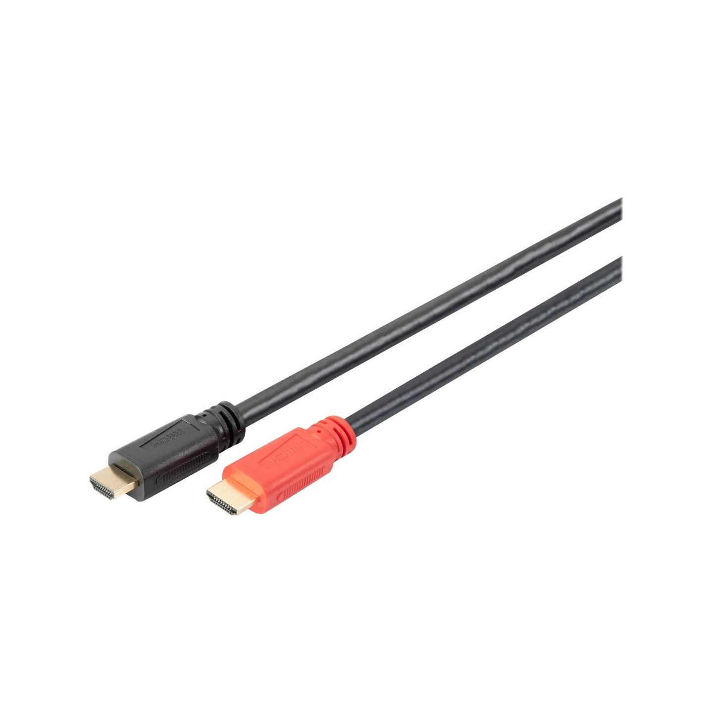 Digitus | High Speed HDMI Cable with Signal Amplifier | DB-330118-100-S | HDMI Male (type A) | HDMI Male (type A) | HDMI to HDMI
