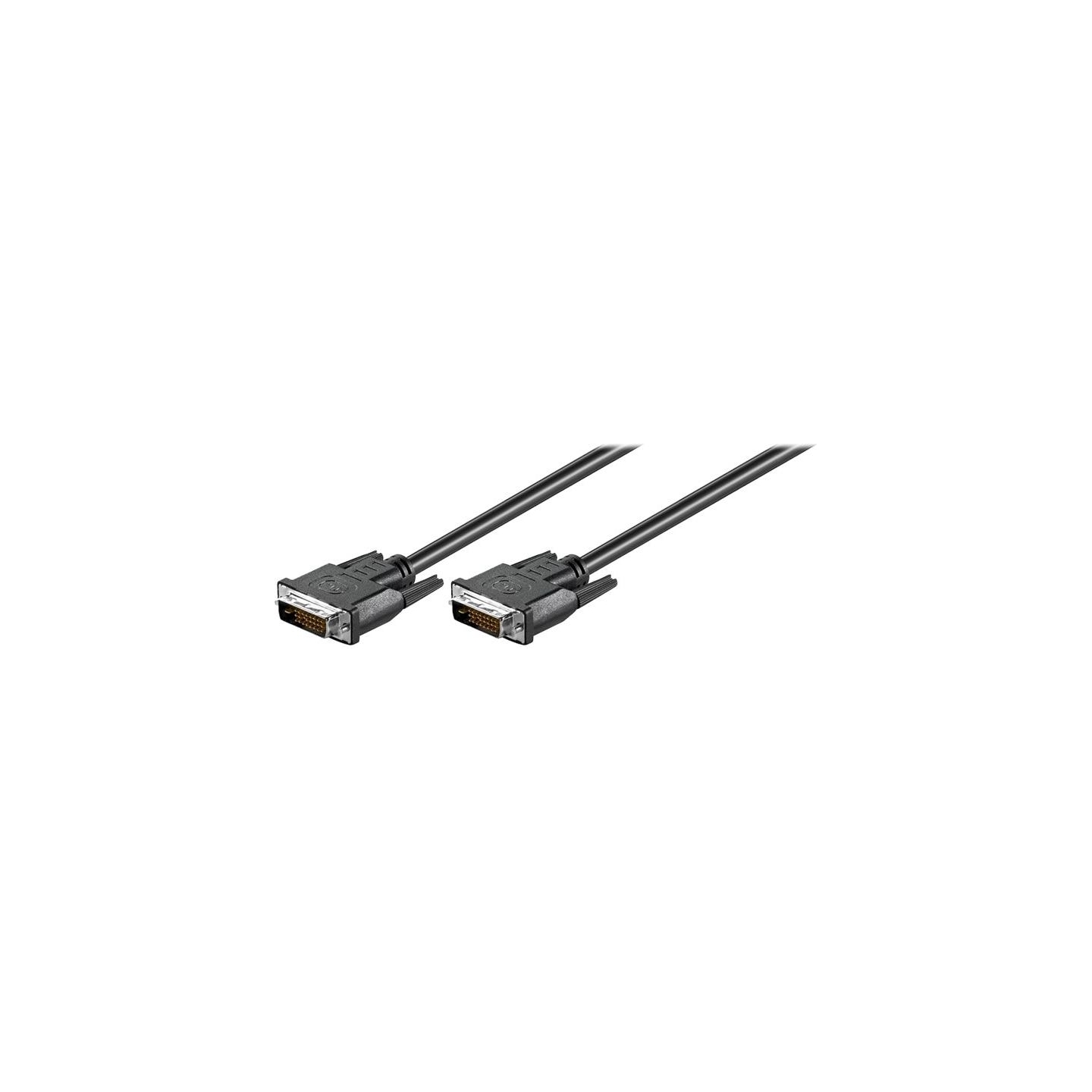 Goobay | DVI-D FullHD cable Dual Link, nickel plated | DVI-D male Dual-Link (24+1 pin) | DVI-D male Dual-Link (24+1 pin) | DVI t