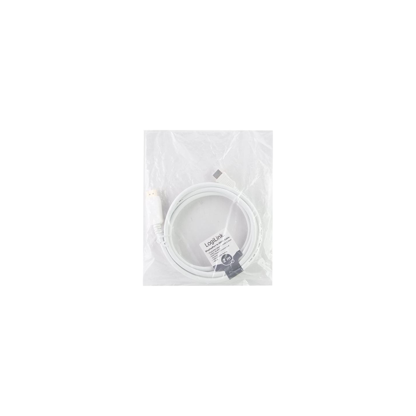 Logilink | Cable DisplayPort to HDMI | CV0055 | DP to HDMI | 2 m