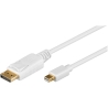 Goobay | Mini DisplayPort adapter cable 1.2 | 52858 | Mini DisplayPort plug | DisplayPort plug | 1 m | Gold-Plated connectors