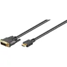 Goobay GB HDMI/DVI CABLE 2M, HDMI - DVI-D SINGLE-LINK (18+1 PIN), G