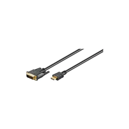 Goobay GB HDMI/DVI CABLE 2M, HDMI - DVI-D SINGLE-LINK (18+1 PIN), G