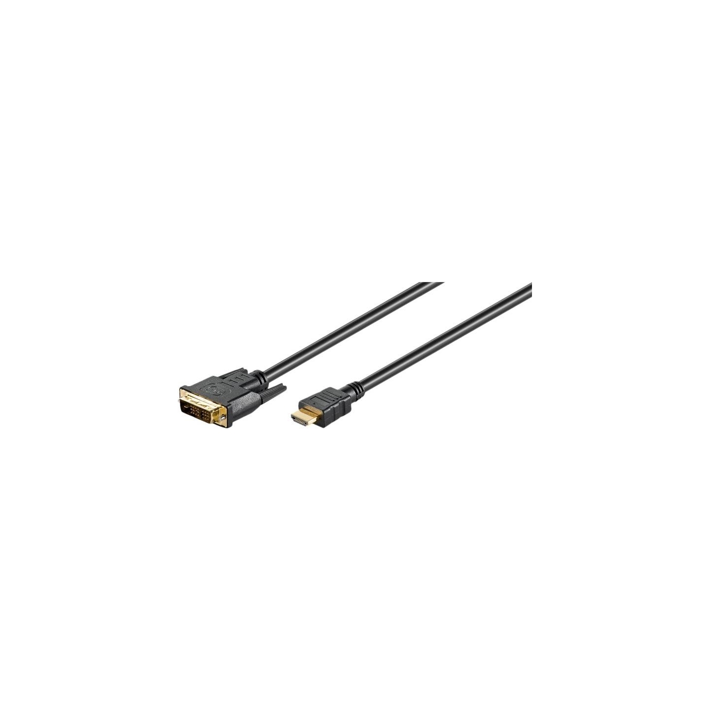 Goobay GB HDMI/DVI CABLE 2M, HDMI - DVI-D SINGLE-LINK (18+1 PIN), G