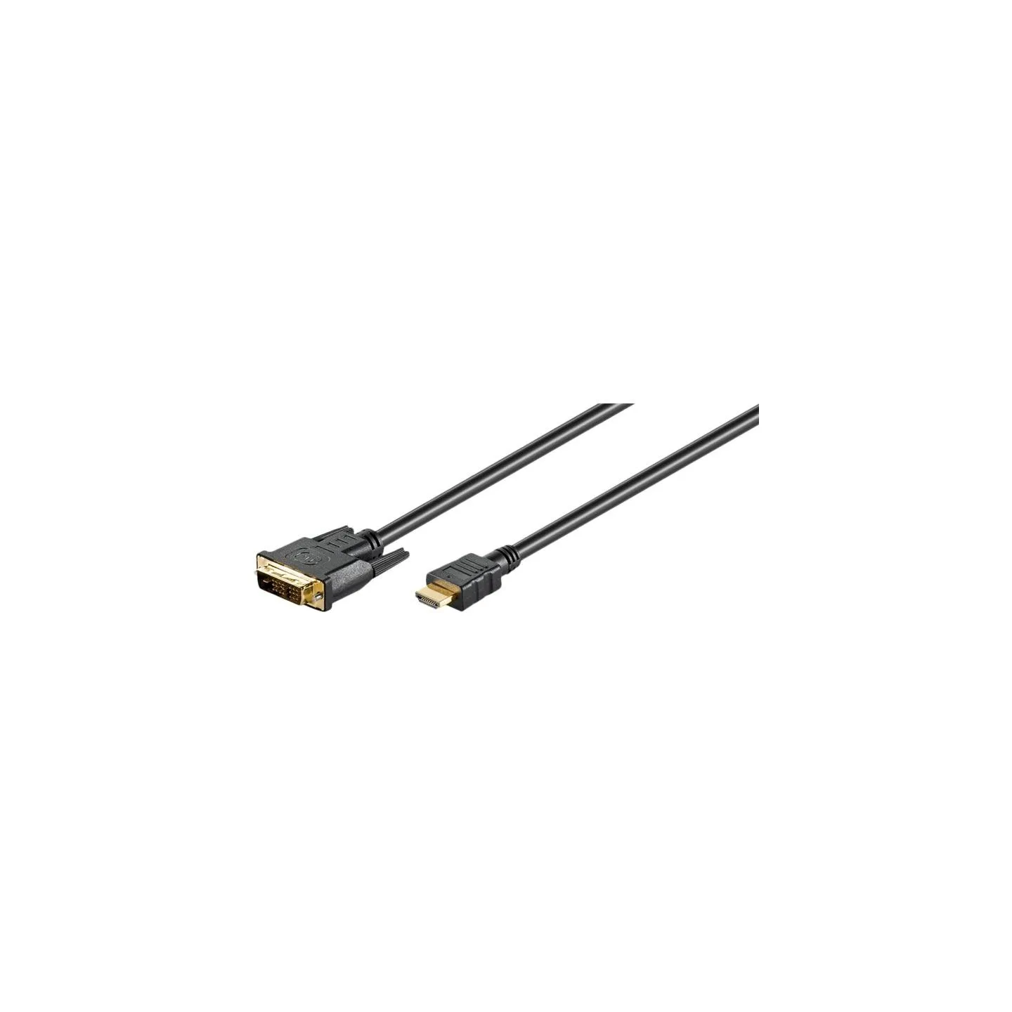 Goobay GB HDMI/DVI CABLE 2M, HDMI - DVI-D SINGLE-LINK (18+1 PIN), G
