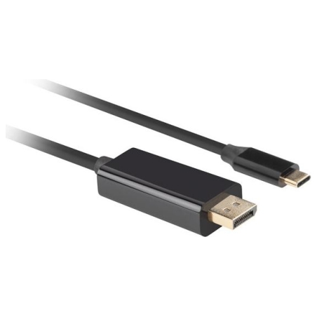 Lanberg USB-C to DisplayPort Cable, 3 m 4K/60Hz, Black | Lanberg | USB-C to DisplayPort Cable | CA-CMDP-10CU-0030-BK | 3 m