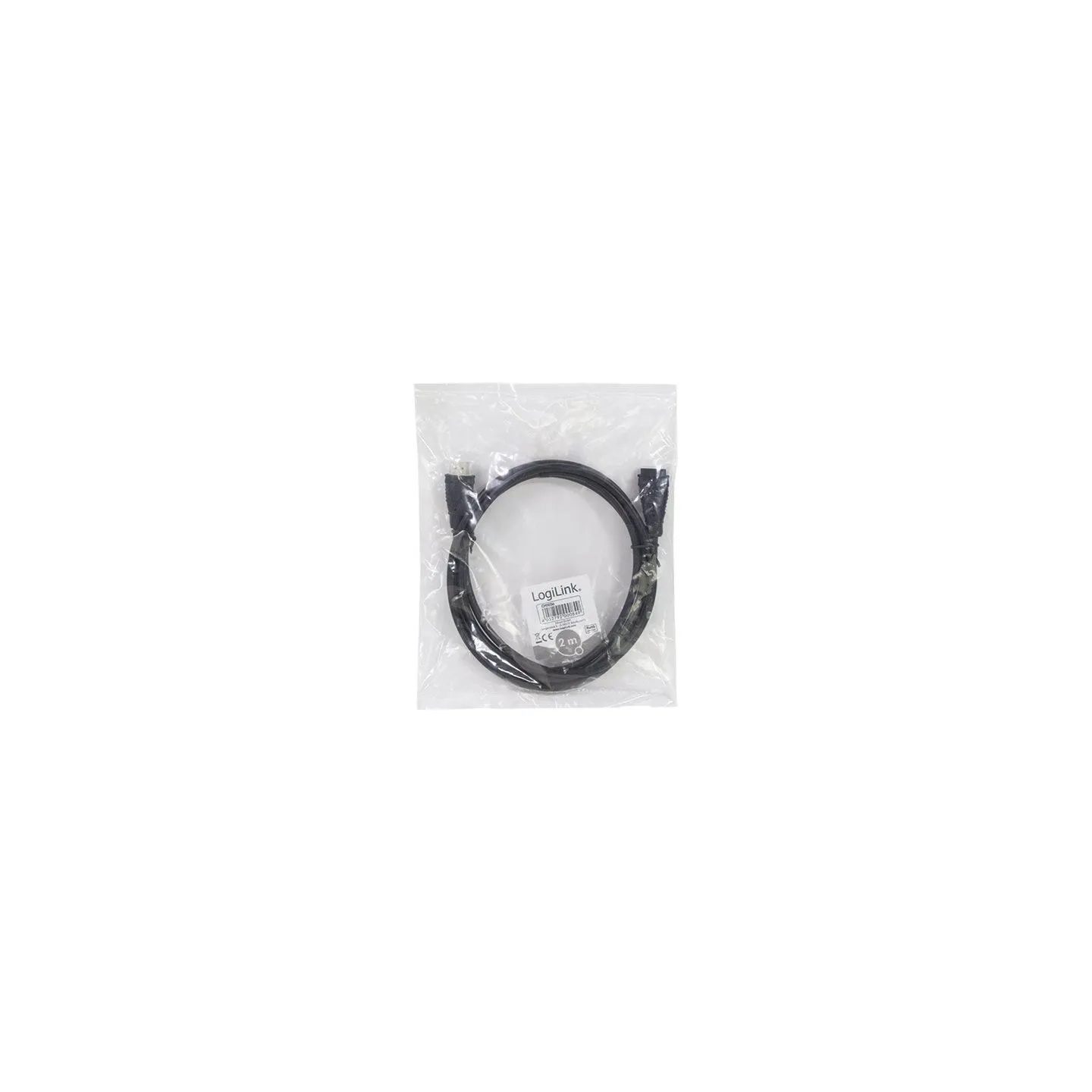 Logilink | HDMI Cable Type A Male - HDMI Type A Female | CH0056 | HDMI Type A Female | HDMI Type A Male | HDMI to HDMI | 2 m