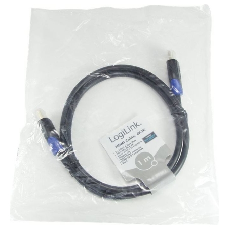 Logilink CH0061 HDMI Cable 2.0 bulk M/M 1.0m black | Logilink | HDMI (type A) male | HDMI (type A) male | HDMI to HDMI | 1 m