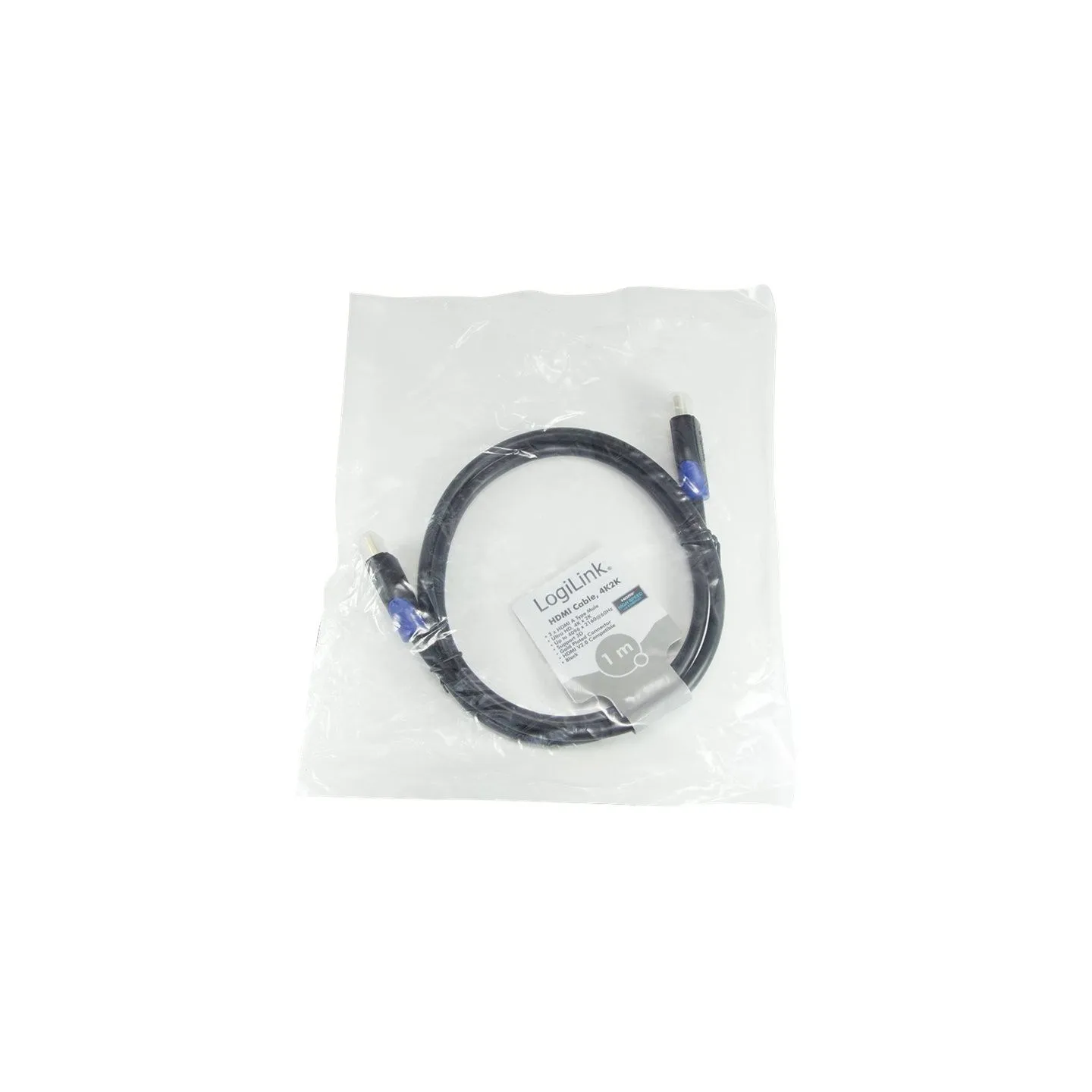 Logilink CH0061 HDMI Cable 2.0 bulk M/M 1.0m black | Logilink | HDMI (type A) male | HDMI (type A) male | HDMI to HDMI | 1 m
