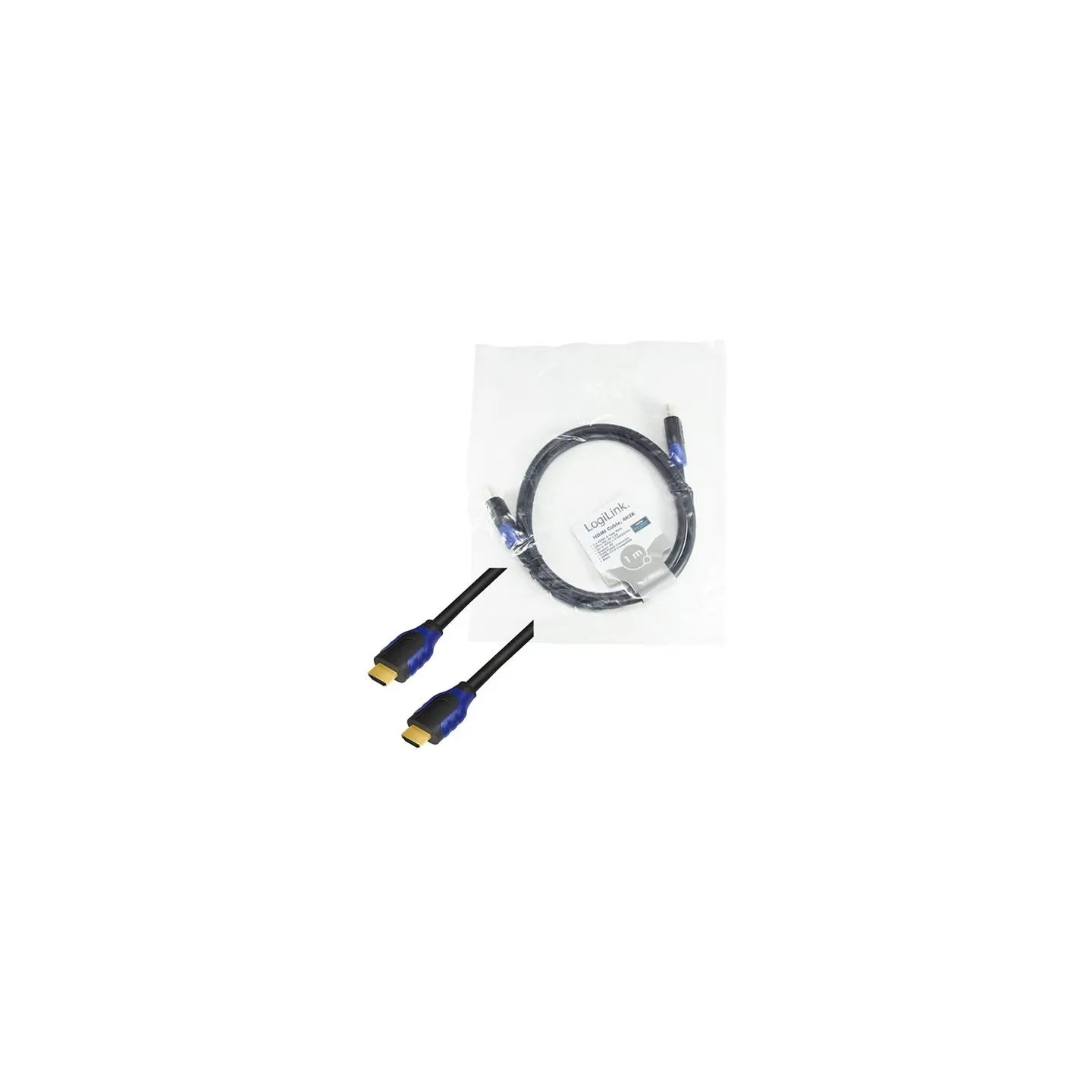 Logilink CH0061 HDMI Cable 2.0 bulk M/M 1.0m black | Logilink | HDMI (type A) male | HDMI (type A) male | HDMI to HDMI | 1 m