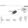 Digitus | HDMI EDID Emulator For Extender, Switches, Splitter, Matrix Switcher | DA-70466 | HDMI output | HDMI input | HDMI in t