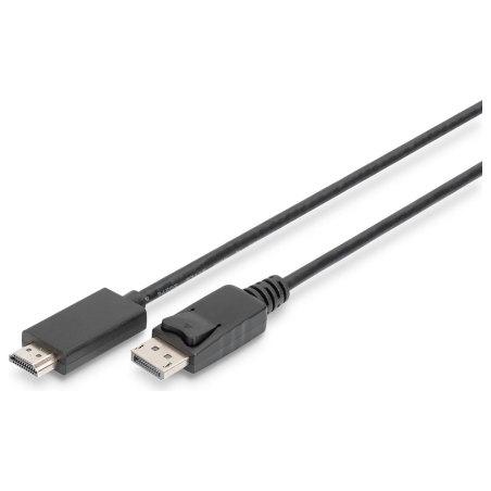Digitus Adapter Cable, DP - HDMI type A | DisplayPort to HDMI | 2 m