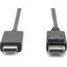 Digitus Adapter Cable, DP - HDMI type A | DisplayPort to HDMI | 2 m