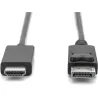 Digitus Adapter Cable, DP - HDMI type A | DisplayPort to HDMI | 2 m