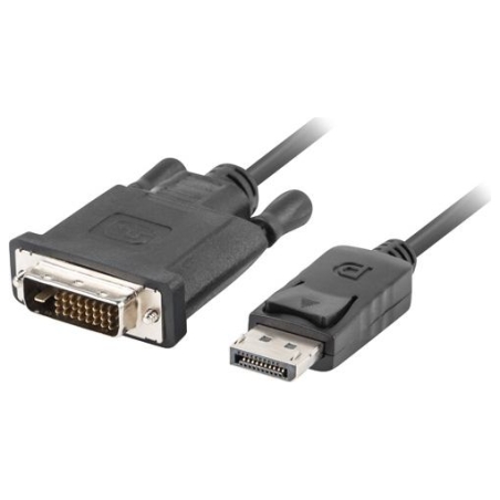 Lanberg Cable | CA-DPDV-10CU-0018-BK | DisplayPort to DVI-D | 1.8 m
