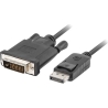 Lanberg Cable | CA-DPDV-10CU-0018-BK | DisplayPort to DVI-D | 1.8 m