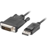 Lanberg Cable | CA-DPDV-10CU-0018-BK | DisplayPort to DVI-D | 1.8 m