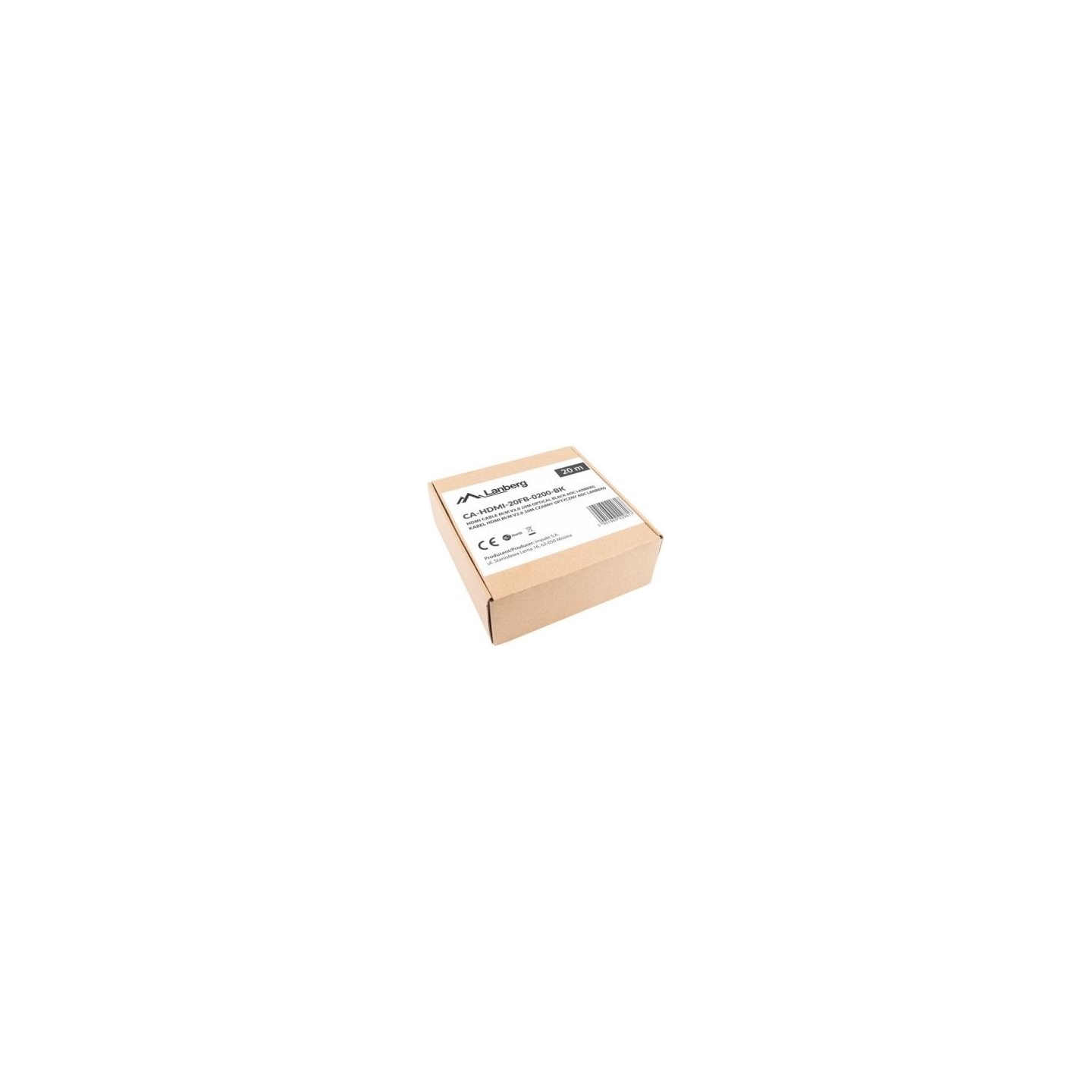 Lanberg Cable HDMI M/M v2.0 CA-HDMI-20FB-0200-BK 20m black