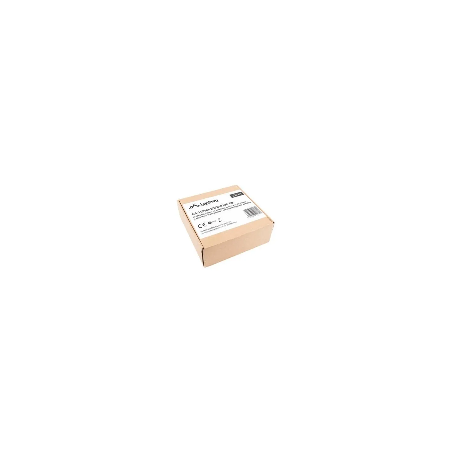 Lanberg Cable HDMI M/M v2.0 CA-HDMI-20FB-0200-BK 20m black