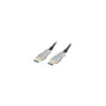 Lanberg HDMI M/M cable 100m optical AOC