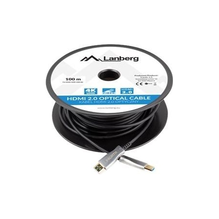 Lanberg HDMI M/M cable 100m optical AOC
