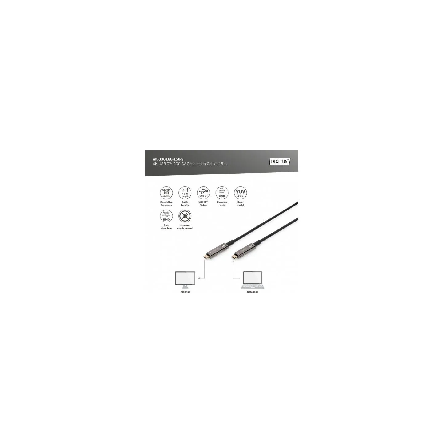 Digitus Connection Cable AK-330160-150-S