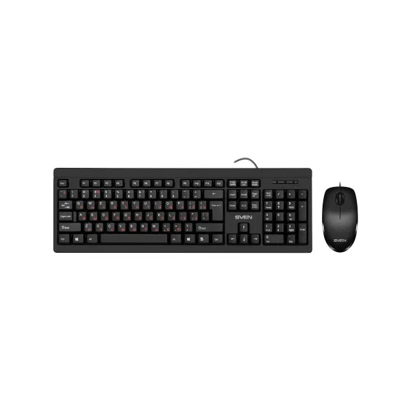 Sven Combo Keyboard+mouse KB-S320C black (104 keys, 1000DPI, 2+1 bt.)
