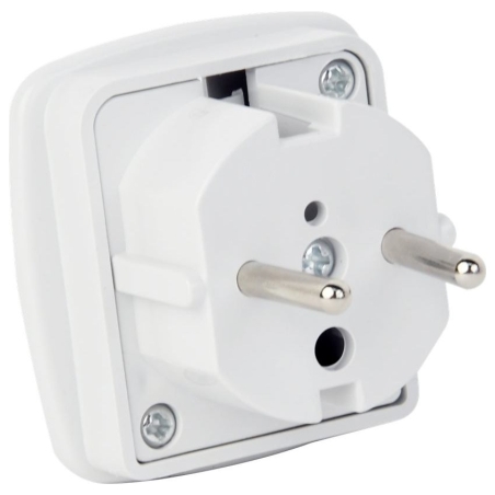 Gembird | AC power adapter, UK socket to EU Schuko plug, 7.5 A | Travel adapter