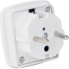Gembird | AC power adapter, UK socket to EU Schuko plug, 7.5 A | Travel adapter