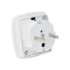 Gembird | AC power adapter, UK socket to EU Schuko plug, 7.5 A | Travel adapter