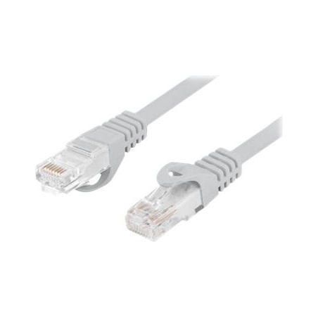 Lanberg | Patchcord Cat.6 UTP LSZH CU Fluke Passed | PCU6-10CU-0025-S | 0.25 m | Grey