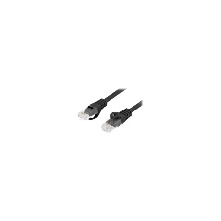 Lanberg | Patch cable - CAT 6 | RJ-45 - male | RJ-45 - male | RJ-45 | Black