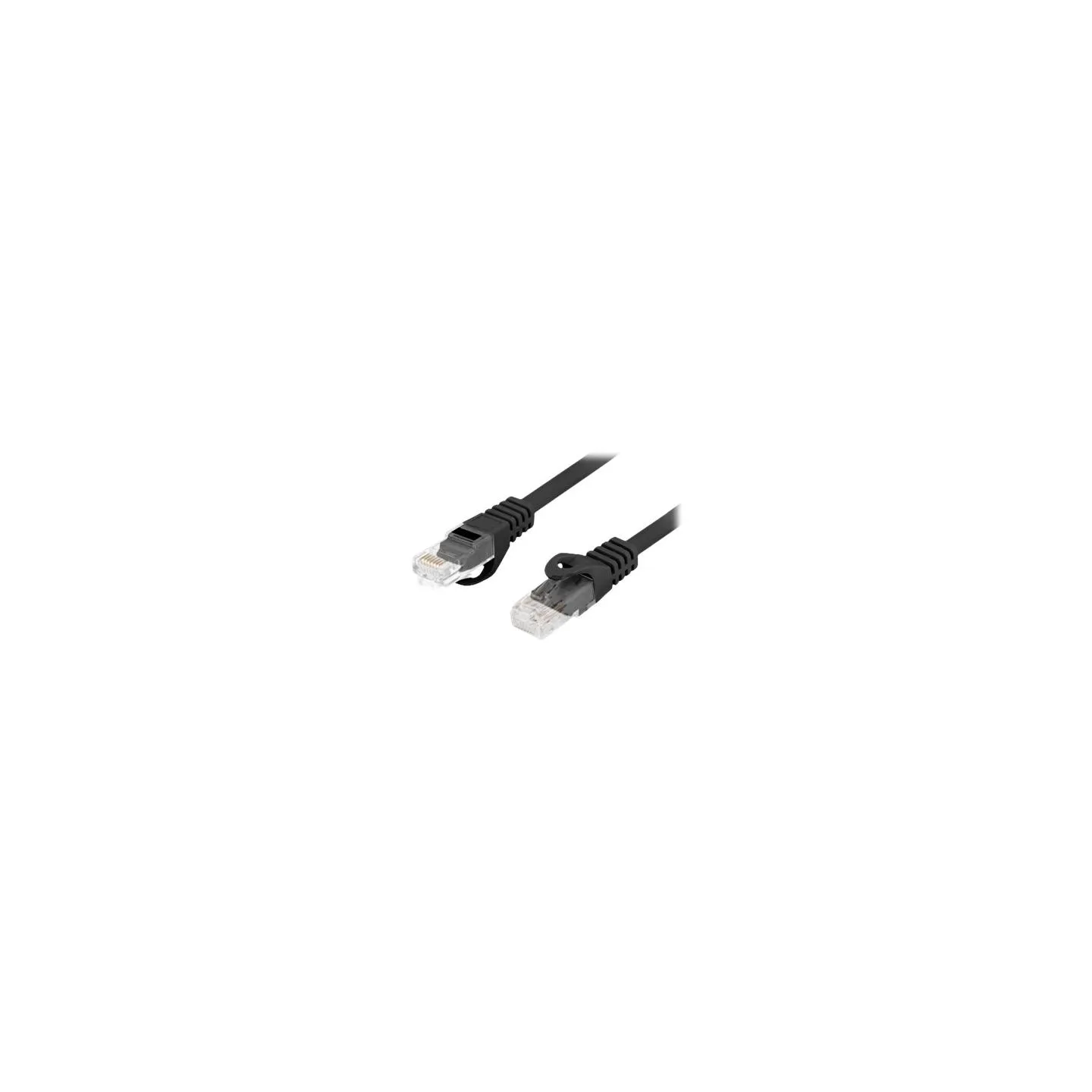 Lanberg | Patchcord Cat.6 UTP LSZH CU | PCU6-10CU-0050-BK | 0.5 m | Black