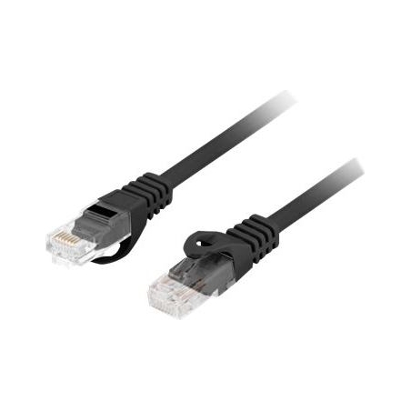 Lanberg | Patch cable - CAT 6 | RJ-45 - male | RJ-45 - male | 5 m | Black