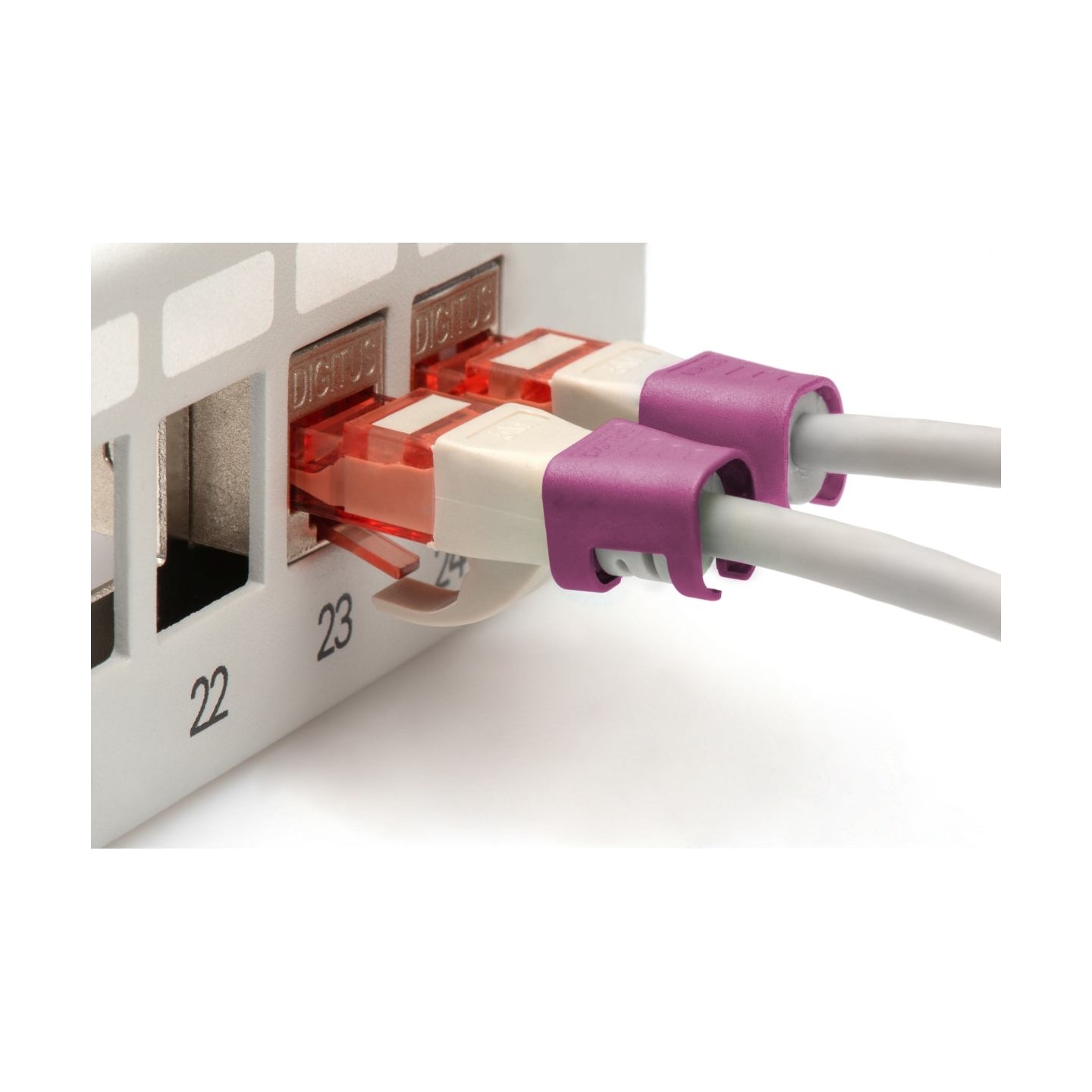 Digitus | Color clips for Patch cable | A-CC-MG | Magenta