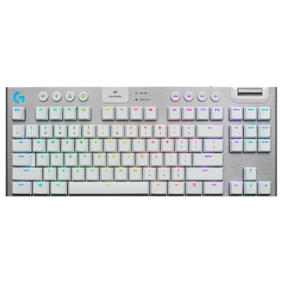 Logitech G915 X LIGHTSPEED TKL Wireless Gaming Keyboard - WHITE - US INT'L - 2.4GHZ/BT  - EMEA28i-935 - TACTILE