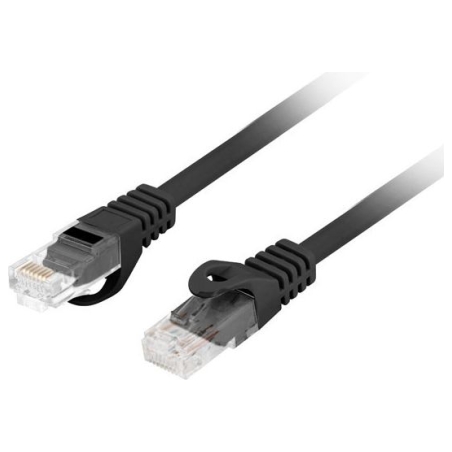 Lanberg | Patchcord Cat.6 UTP LSZH CU | PCU6-10CU-0200-BK | 2 m | Black