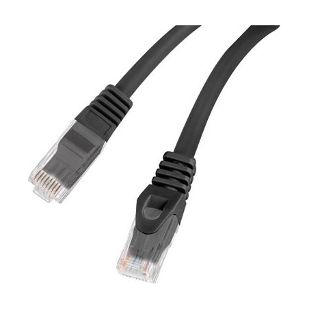 Lanberg | Patchcord Cat.6 UTP LSZH CU | PCU6-10CU-0200-BK | 2 m | Black