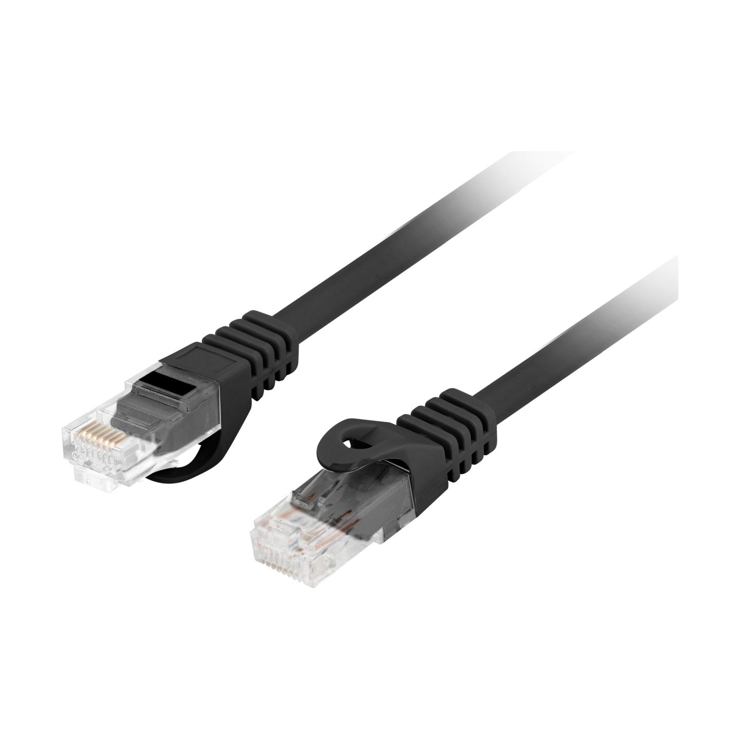 Lanberg | Patchcord Cat.6 UTP LSZH CU | PCU6-10CU-0200-BK | 2 m | Black