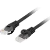 Lanberg | Patchcord Cat.6 UTP LSZH CU | PCU6-10CU-0200-BK | 2 m | Black