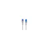 Lanberg | Patchcord Cat.6A S/FTP LSZH CCA | PCF6A-10CC-0100-S | 1 m | Grey