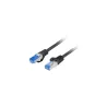 Lanberg | Patchcord Cat.6A S/FTP LSZH CCA | PCF6A-10CC-0150-BK | 1.5 m | Black