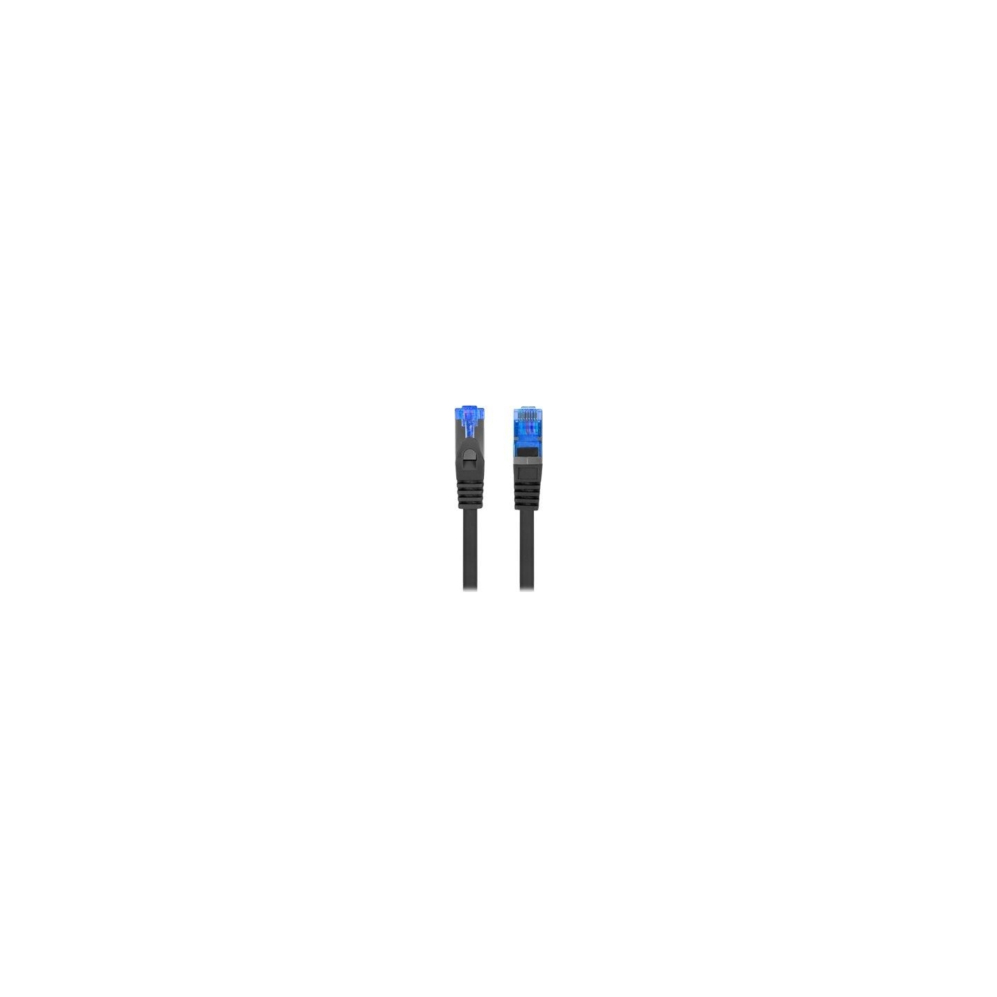 Lanberg | Patchcord Cat.6A S/FTP LSZH CCA | PCF6A-10CC-0150-BK | 1.5 m | Black