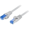 Lanberg | Patch cable - CAT 6a | RJ-45 - male | RJ-45 - male | 3 m | Grey | RAL 7035 | Blue
