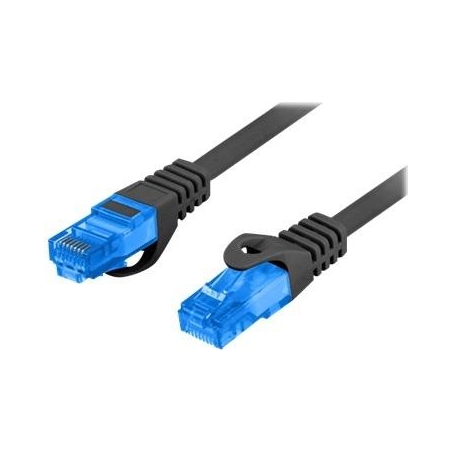 Lanberg | Patchcord Cat.6A S/FTP LSZH CCA | PCF6A-10CC-2000-BK | 20 m | Black
